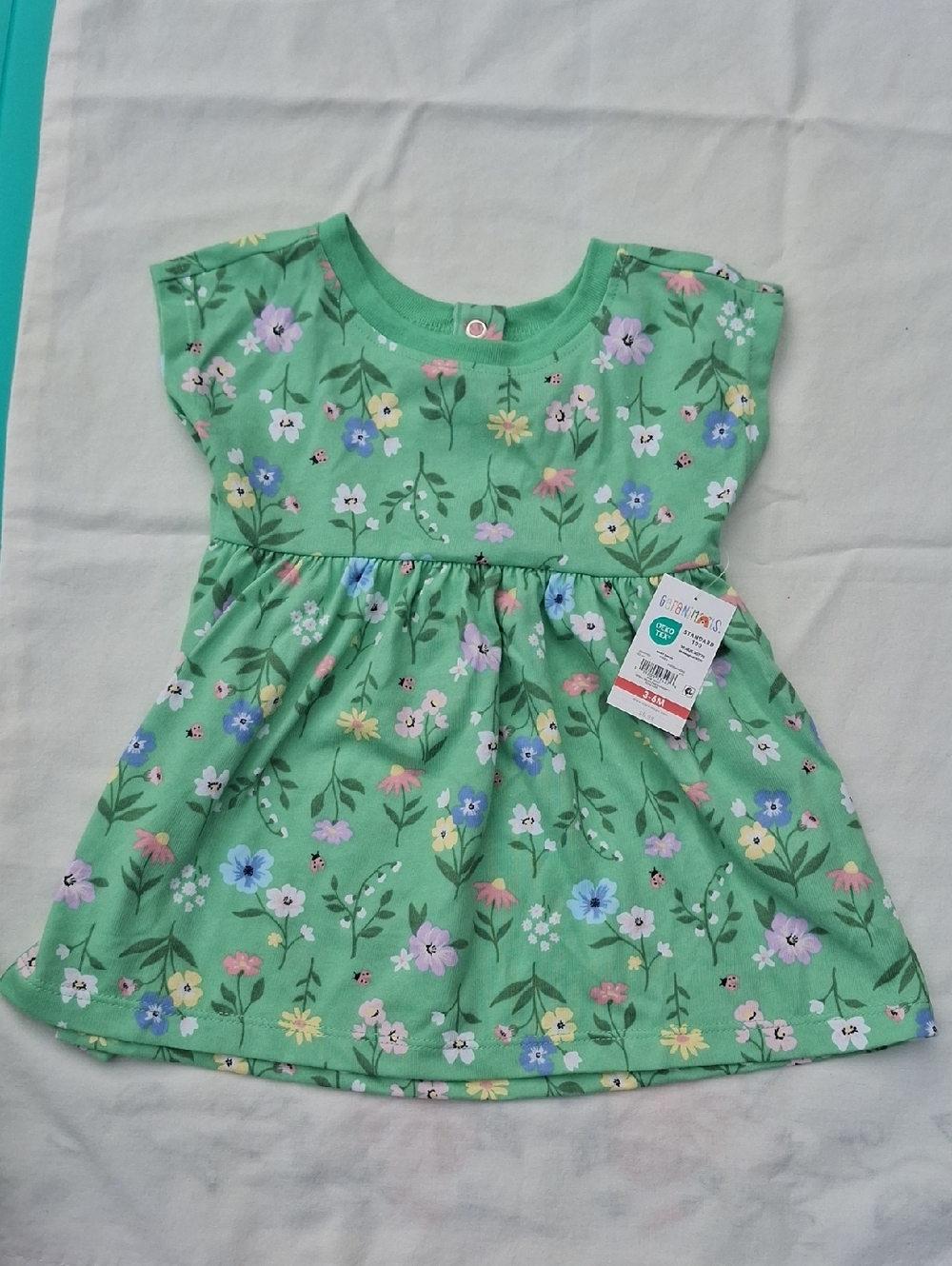 Green Floral Baby/Toddler Dress